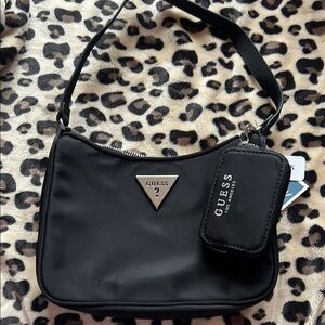 GUESS Black Shoulder Bag